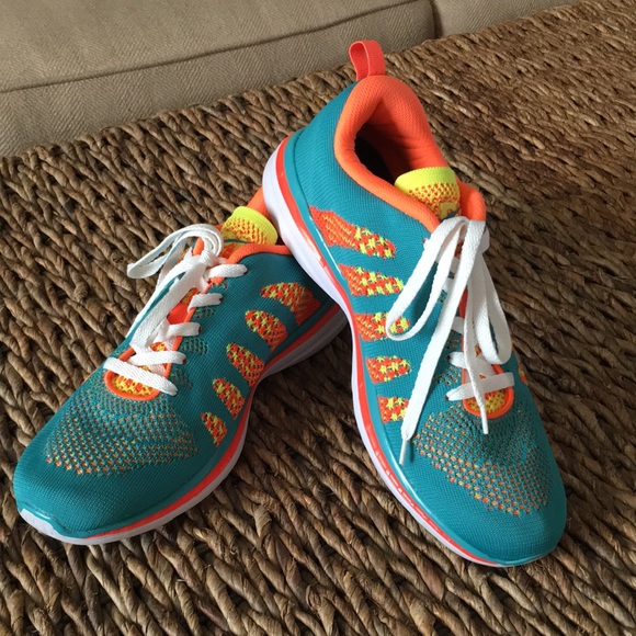 APL Shoes | Apl Techloom Pro Shoes Neon Orangeturquoise | Poshmark